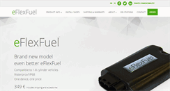 Desktop Screenshot of eflexfuel.com