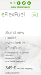Mobile Screenshot of eflexfuel.com